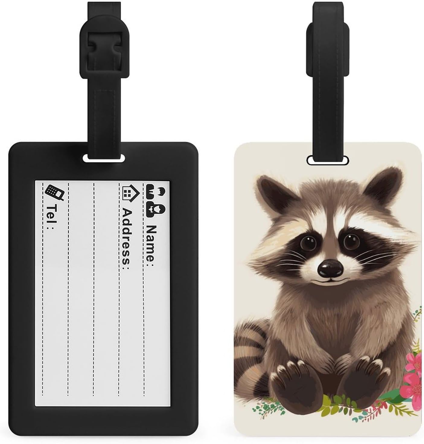 Raccoon Luggage Tags for Suitcase Name Tags Air Tags image 4
