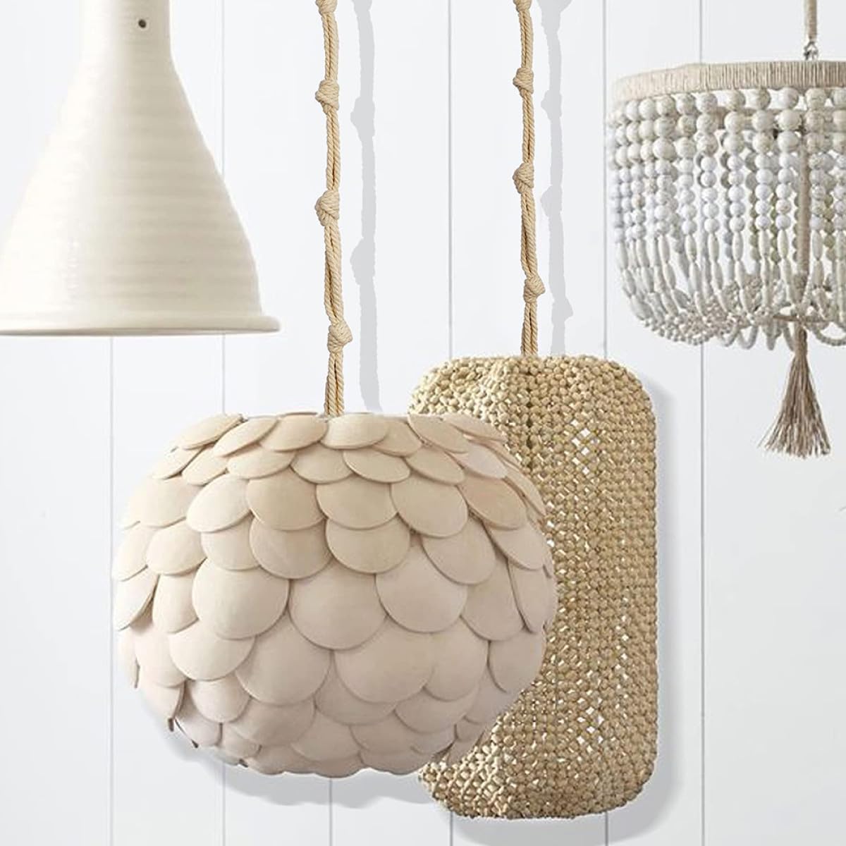 Hemobllo 3 Ensembles Holders De Pots Suspendus Macramé Corde Ajustable Pour Plantes Grimpantes Décoration Intérieure Extérieure Ropes De Suspension Robustes Élégantes 8 Pièces * 3