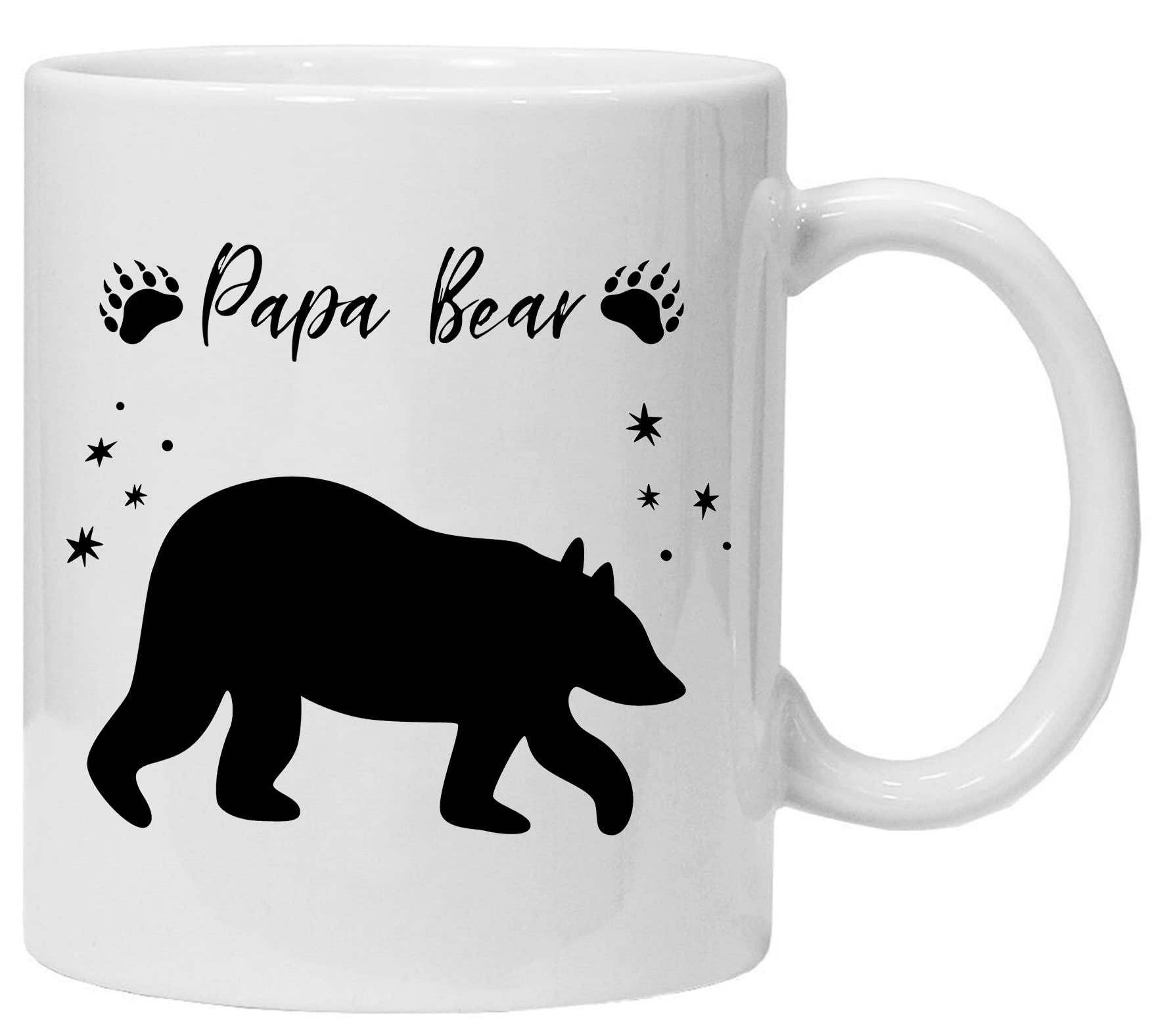 Acen Merchandise Boys Papa Bear (2) Fathers Day Mug | Gifts For Dad & Stepdad | Dads Mug | Christmas Presents From Daughter, Son, Kids | Funny Mugs For Dads | Novelty Gift | 11Oz Dishwasher Safe (Papa Bear (2))