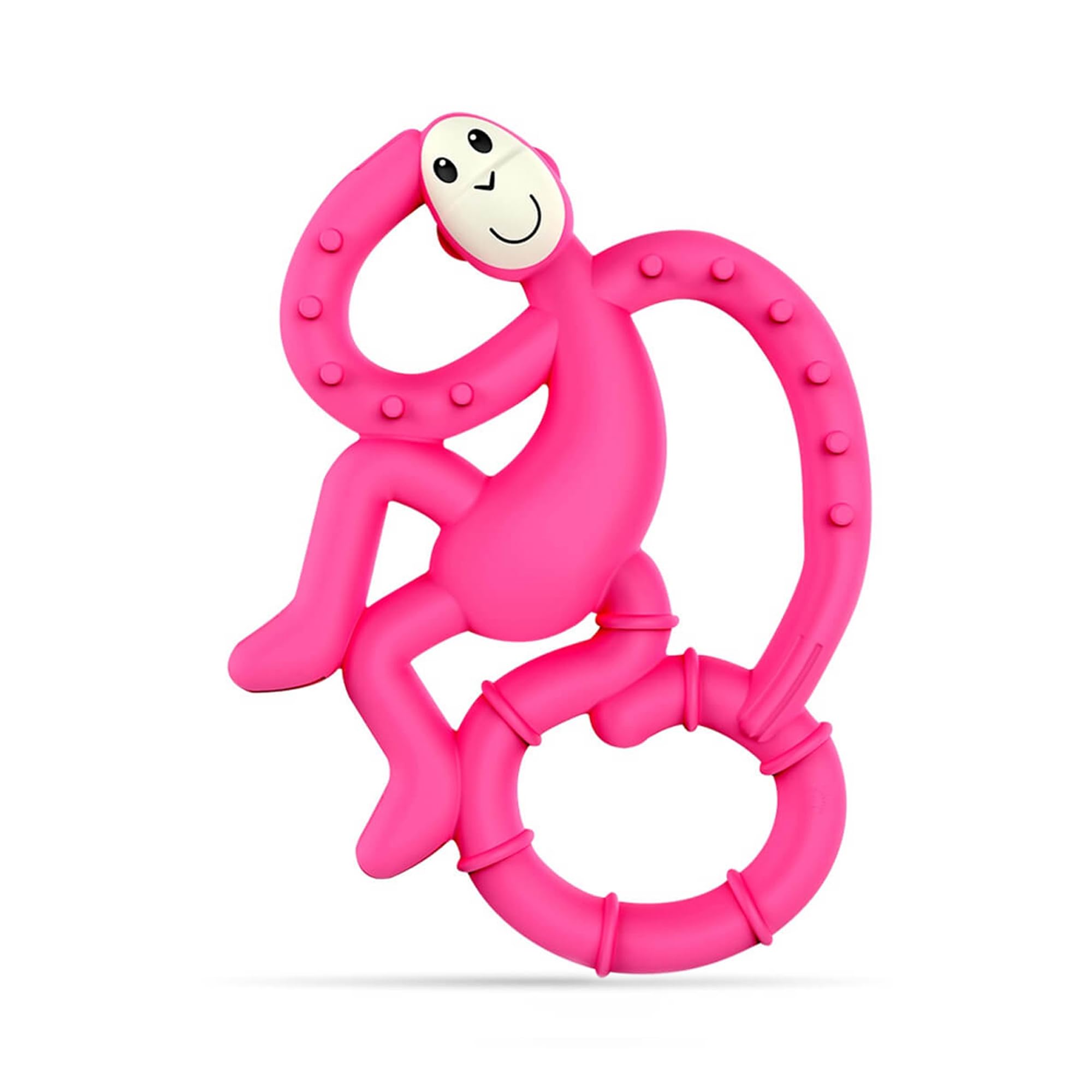 Matchstick Monkey Mini Teether Pink