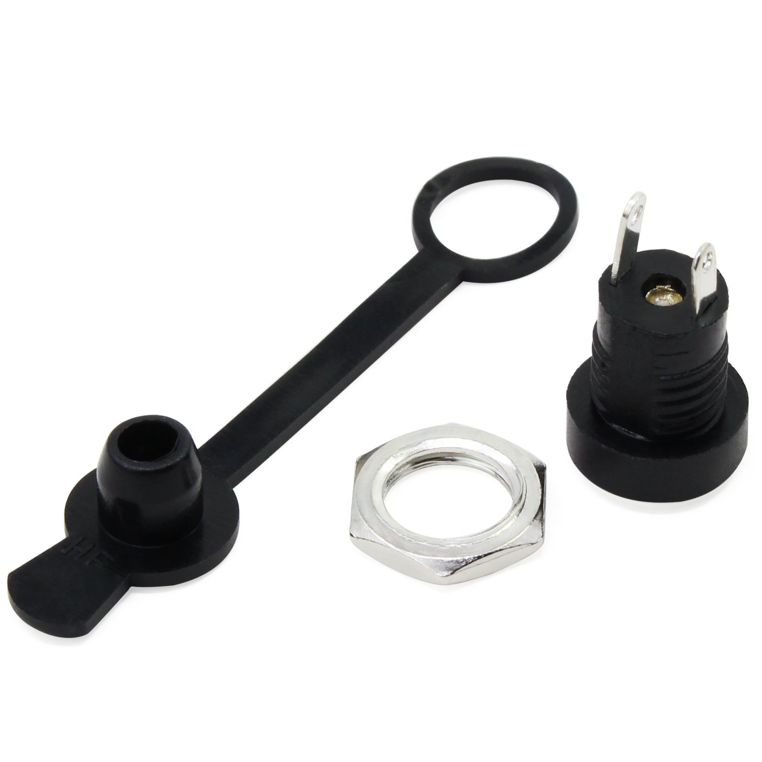10 Prese Di Alimentazione DC 2.1mm A Barilotto Per Montaggio Su PCB - 5A 12V