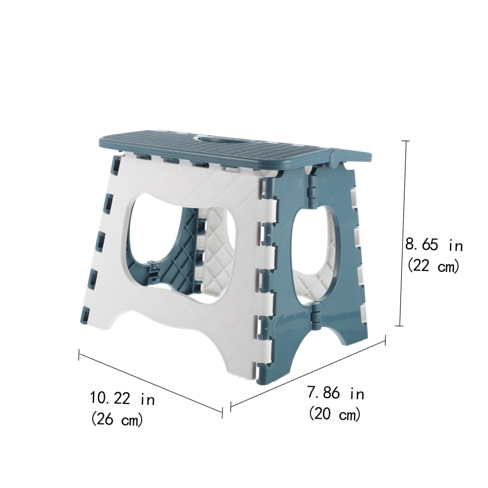 Mobestech Portable Folding Stool for Adults Lightweight Plastic Fishing Chair Compact Outdoor Step Stool for Camping Gardening and Home Use Nordic