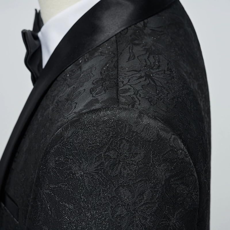 Classic Men’s 2 Piece Suit Set with Pants Formal Tuxedo for Business, Wedding, and Party Occasions3