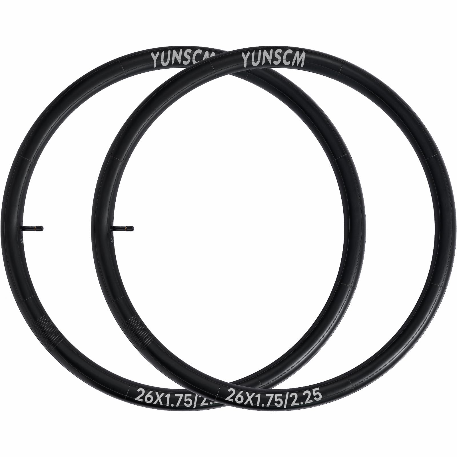 Amazon | YunSCM 2本,26 1.95 チューブ 肉厚,米式バルブ32mm,26x1.75