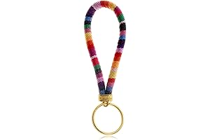 Pride Boho Surfer Key-Chain with Golden Key-Ring
