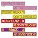 60's Street Sign Cutouts   (4/Pkg)
