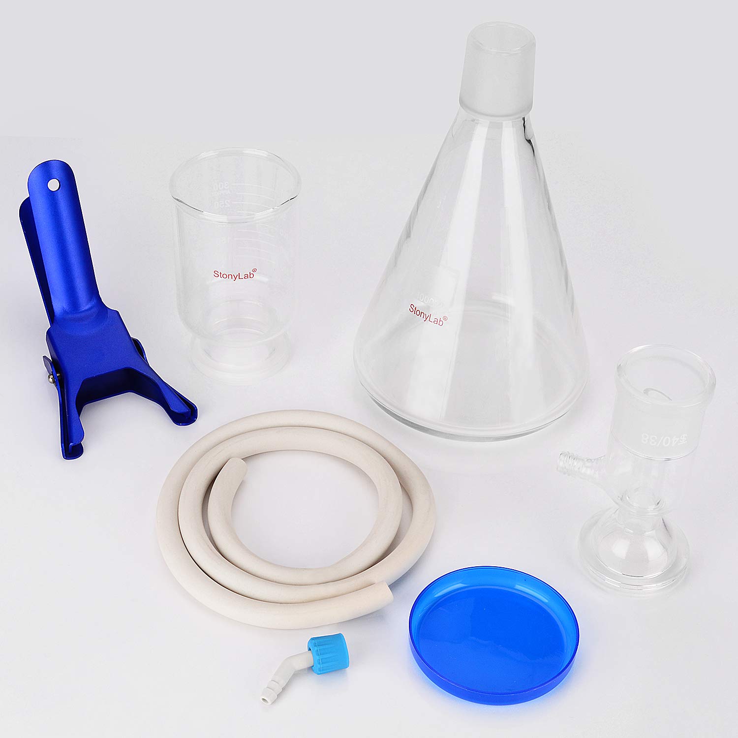 stonylab Glass Filtration Apparatus, Borosilicate Glass Vacuum