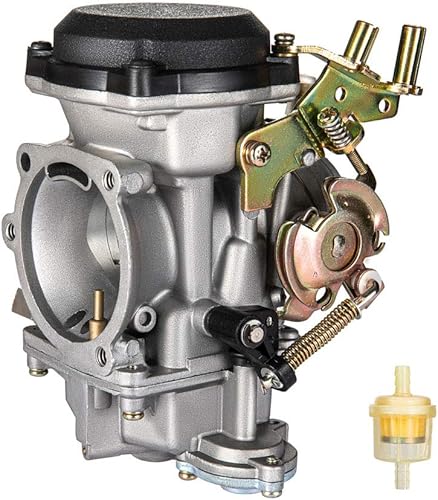 PUCKY Repuesto de carburador CV40 para Harley Davidson Road King Twin Cam 1200 XLH1200 Sportster 883 XL883 1998-2016 / Softail 1988-2017 / Dyna FXR