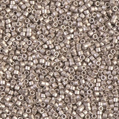 Miyuki Delica 11/0 Cylinder Seed Beads - Galv SF Lt Smoky Amethyst - DB1158 5 Grams