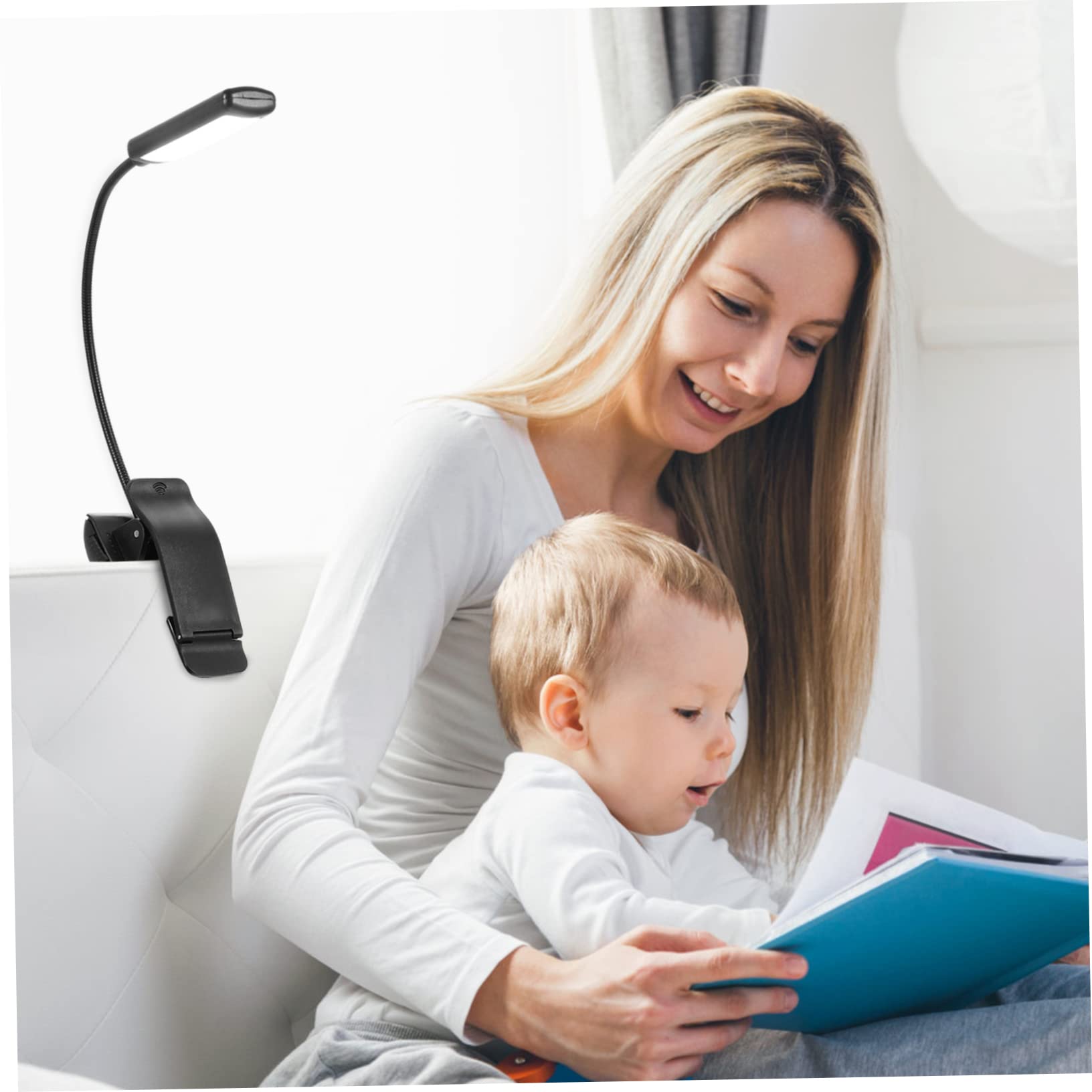 Holibanna 2Sets Rechargeable LED Music Stand Lamp Clip Design for Music Scores Reading Durable Light Distribution with Materials for Musicians and Readers