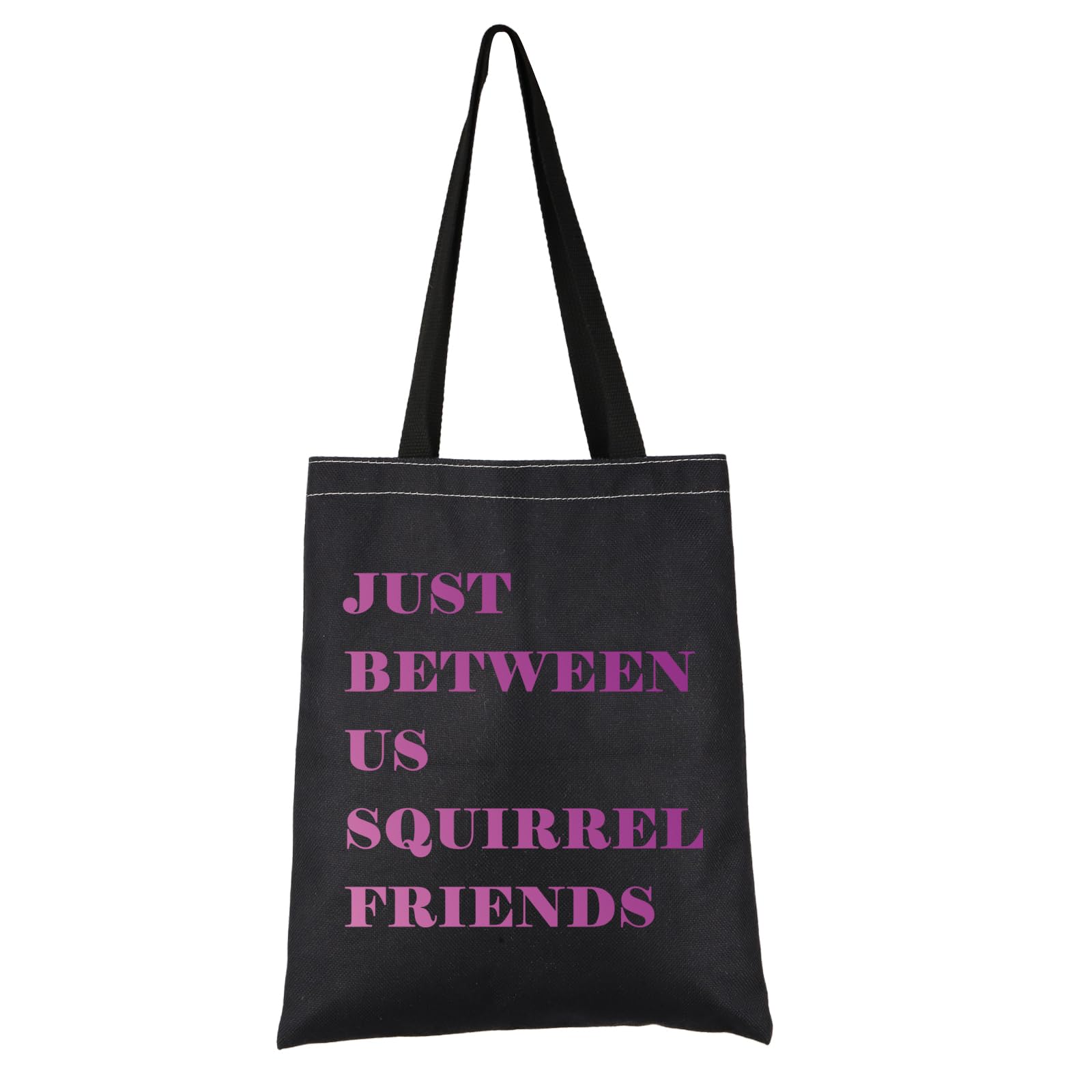 VAMSII RPDR TV Show Inspired Gift Just Between Us Squirrel Friends Tote Bag RPDR Fan Handbag TV Show Merch