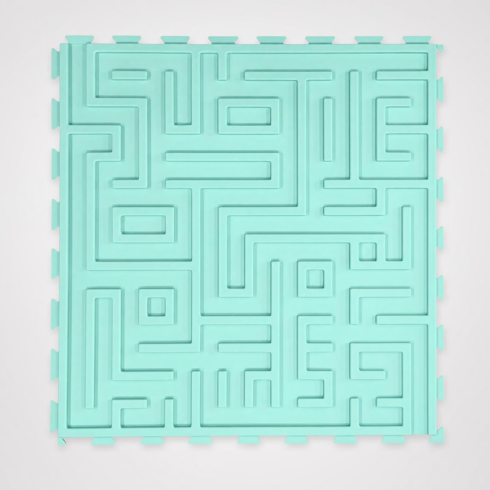 Kinder Fußmassage Matte Lernteppich Puzzlematte Spielmatte Trainingsmatte mit Taktiler Förderung Und Zahlen Buchstaben Formen Zum Stecken für, color to 6, style to 6