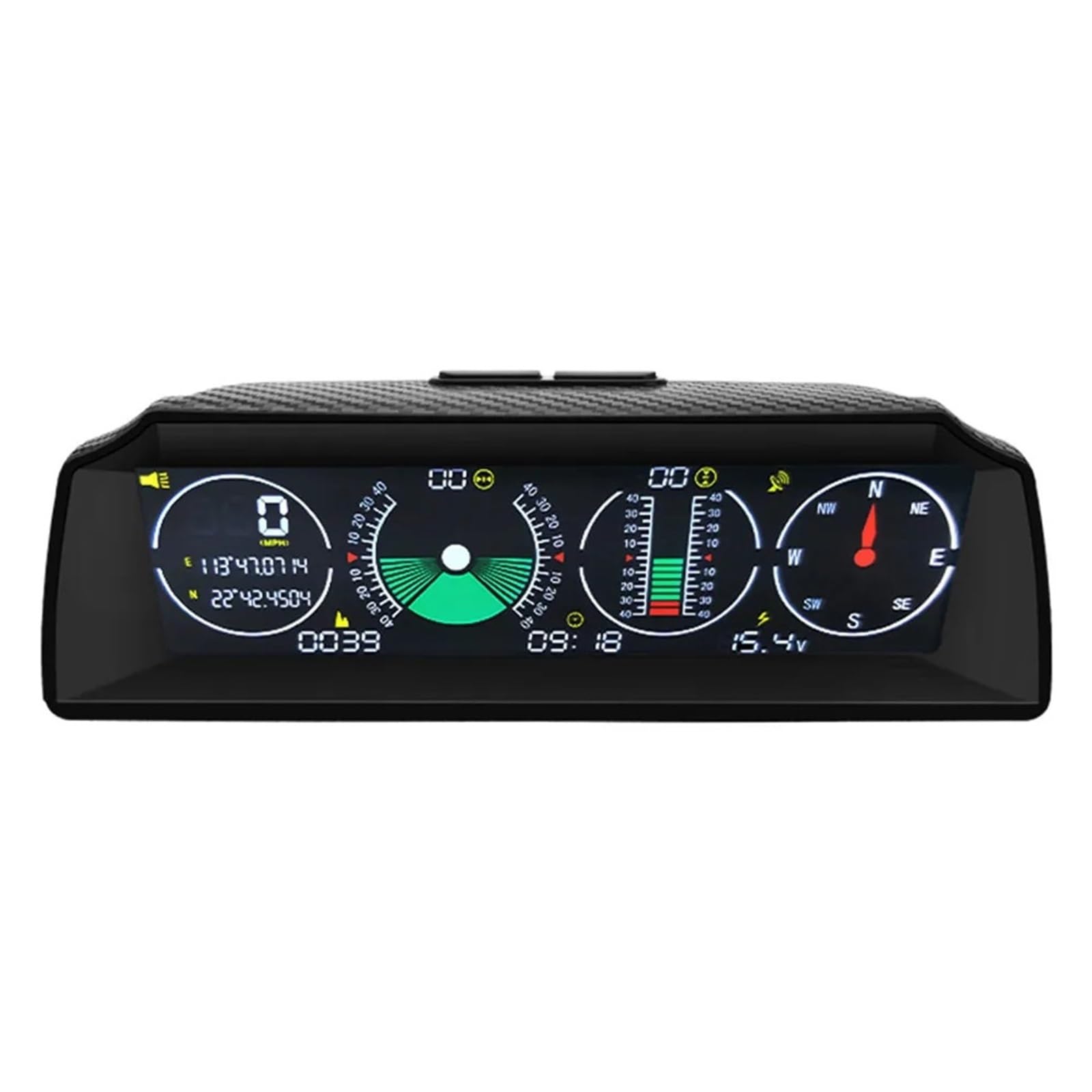 X90 Electrónica Automotriz Digital GPS Velocímetro HUD Head Up Display Medidor De Altitud Brújula MPH KM/H Inclinómetro para todos los vehículos