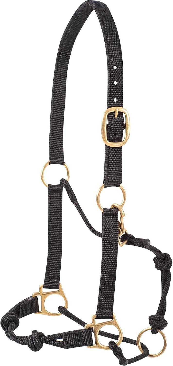 Cashel Nylon Rope Halter, Black