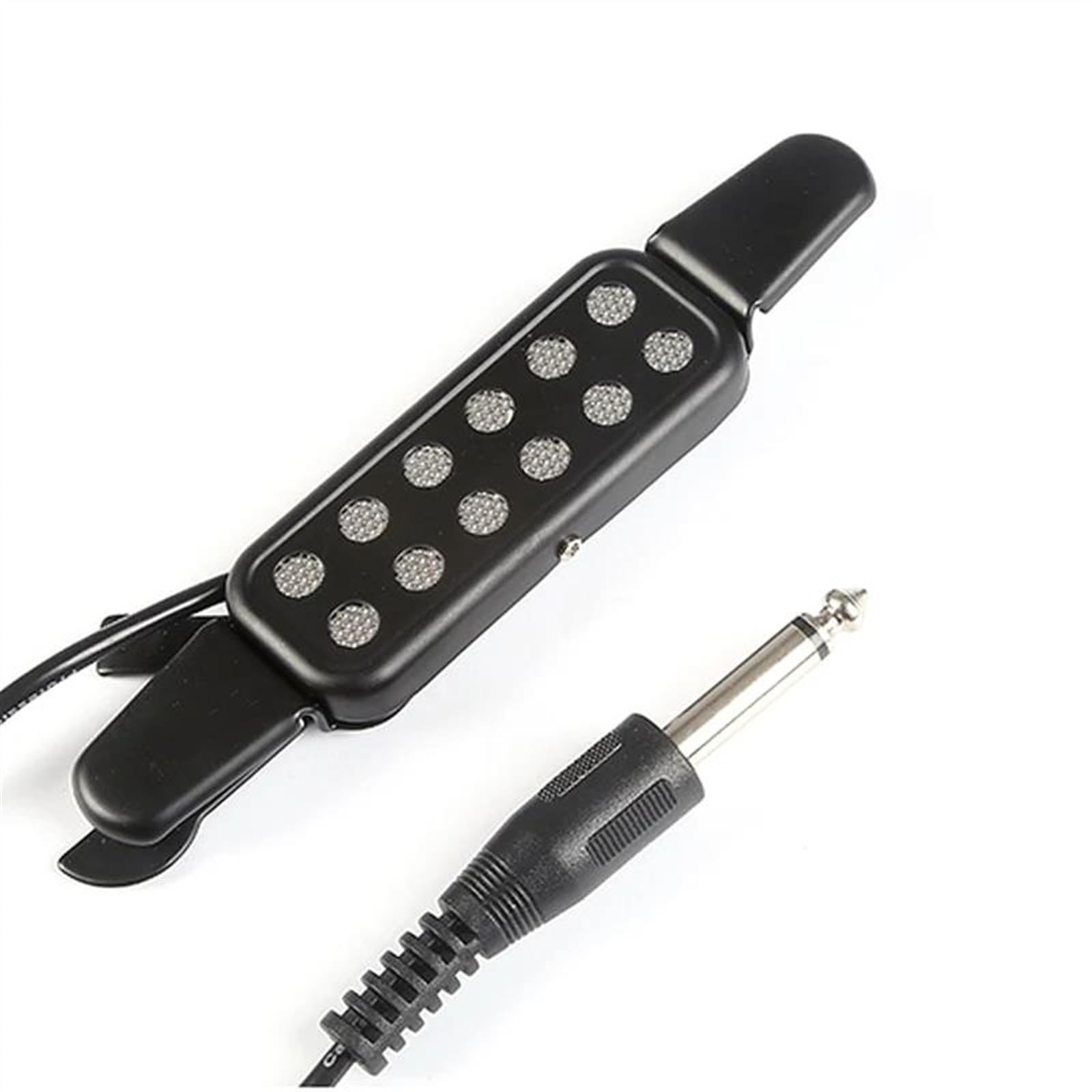 Pickup Per Foro Sonoro Amplificatore Per Chitarra Facile Da Fissare Clip Su Pickup Per Chitarra Acustica Classica Pezzi di ricambio per pickup per chitarra acustica(Silver)