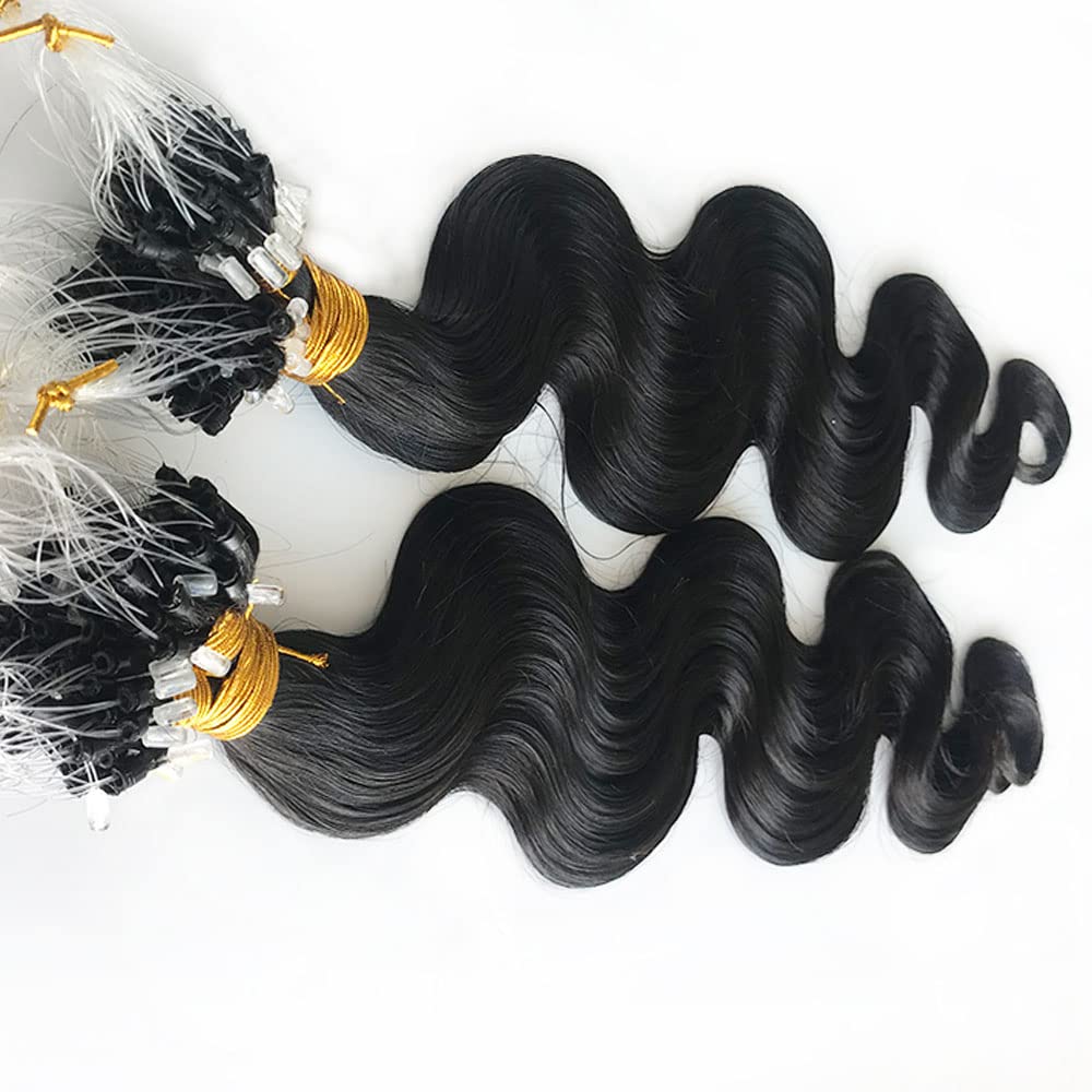 Amazon.com : Body Wave Micro Loop Hair Extensions Human Hair 100G