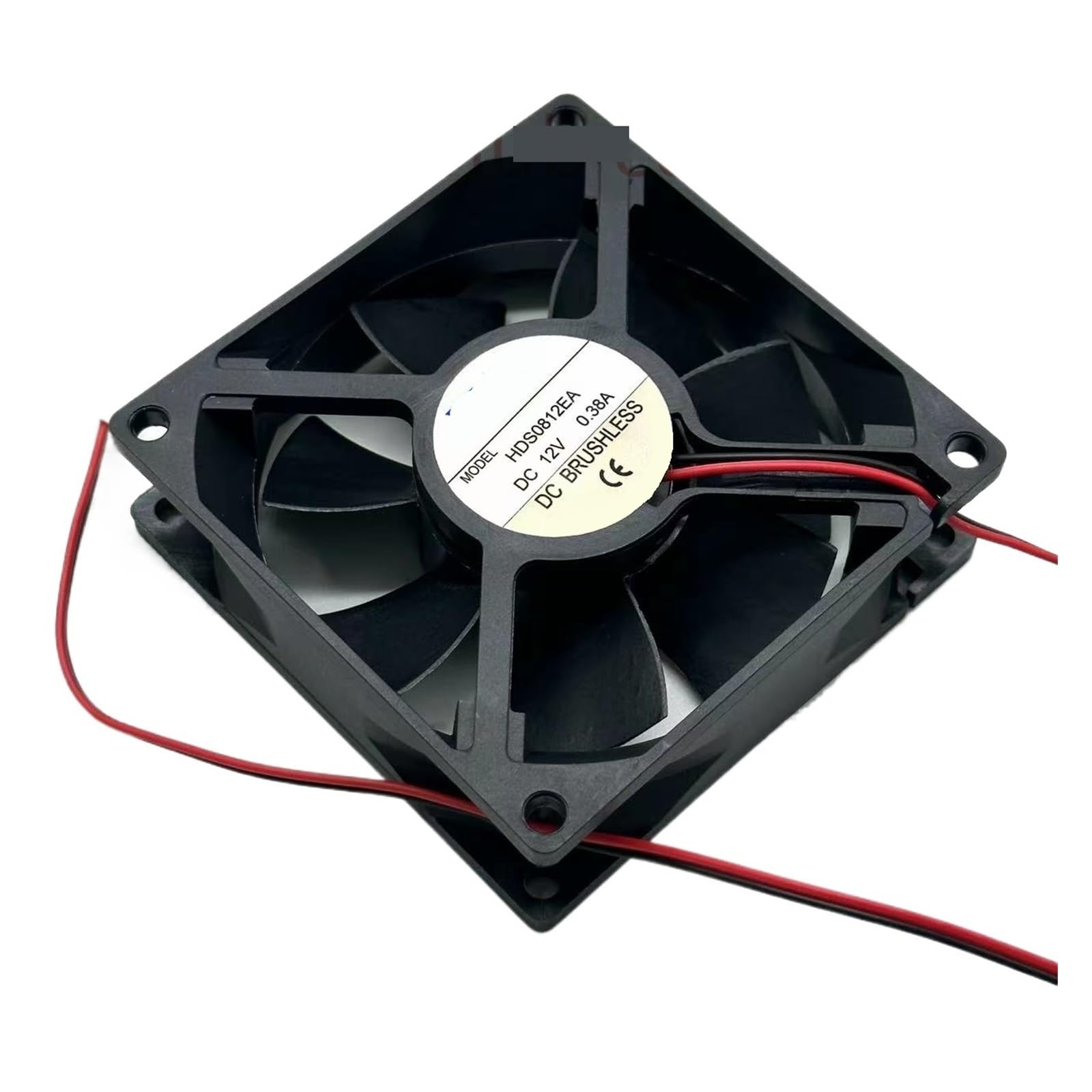 UITGVDQAT HDS0812EA DC 12V 0.38A 80x80x25mm 2-Wire Server Cooling Fan