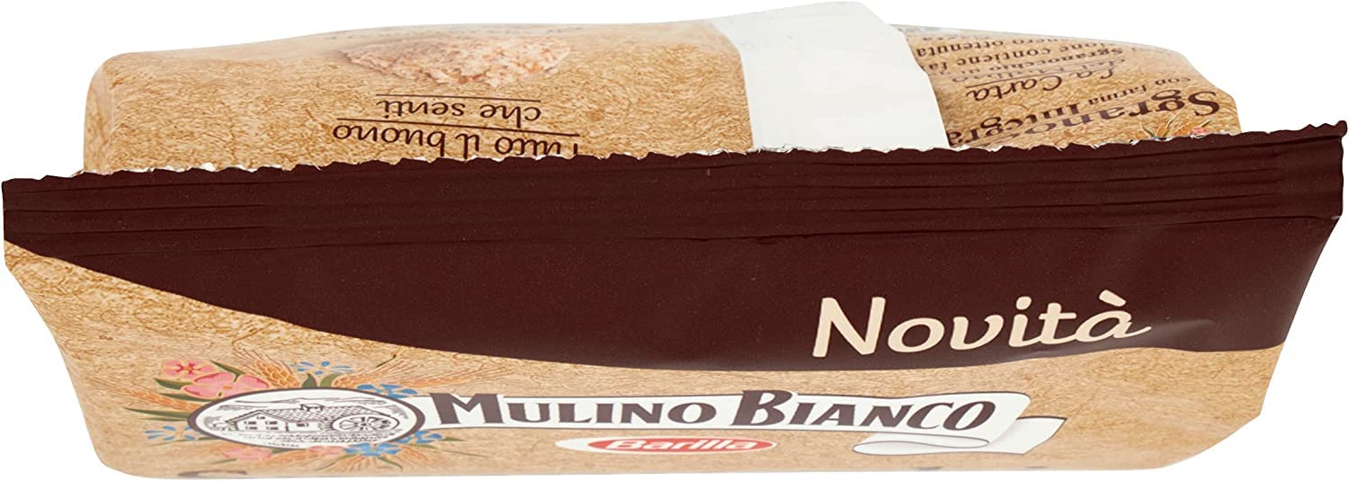 6x Mulino Bianco Grissini Sgranocchi con Farina Integrale Grissini mit Vollkornmehl, perfekt als Snack, 200 g