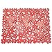 Produktbild InterDesign Blumz Spülbeckeneinlage, große Spülbeckenmatte aus PVC Kunststoff, rot