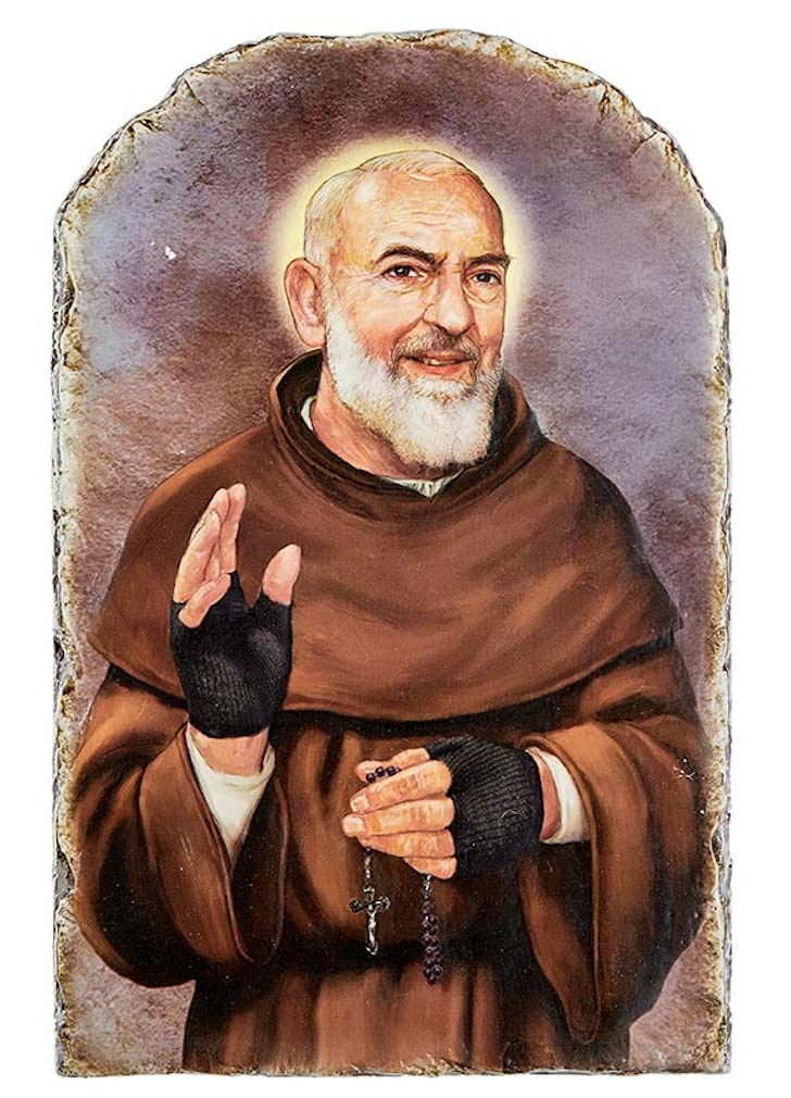 St Pio Arch Tile Plaque