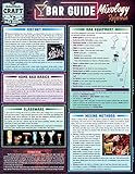 Bar Guide Mixology Reference QuickStudy Laminated Guide