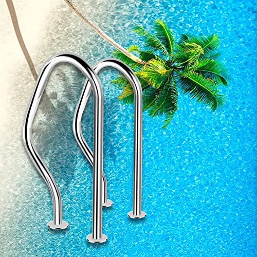 Barandal para piscina de acero inoxidable 304, 2 pcs miniatura 1