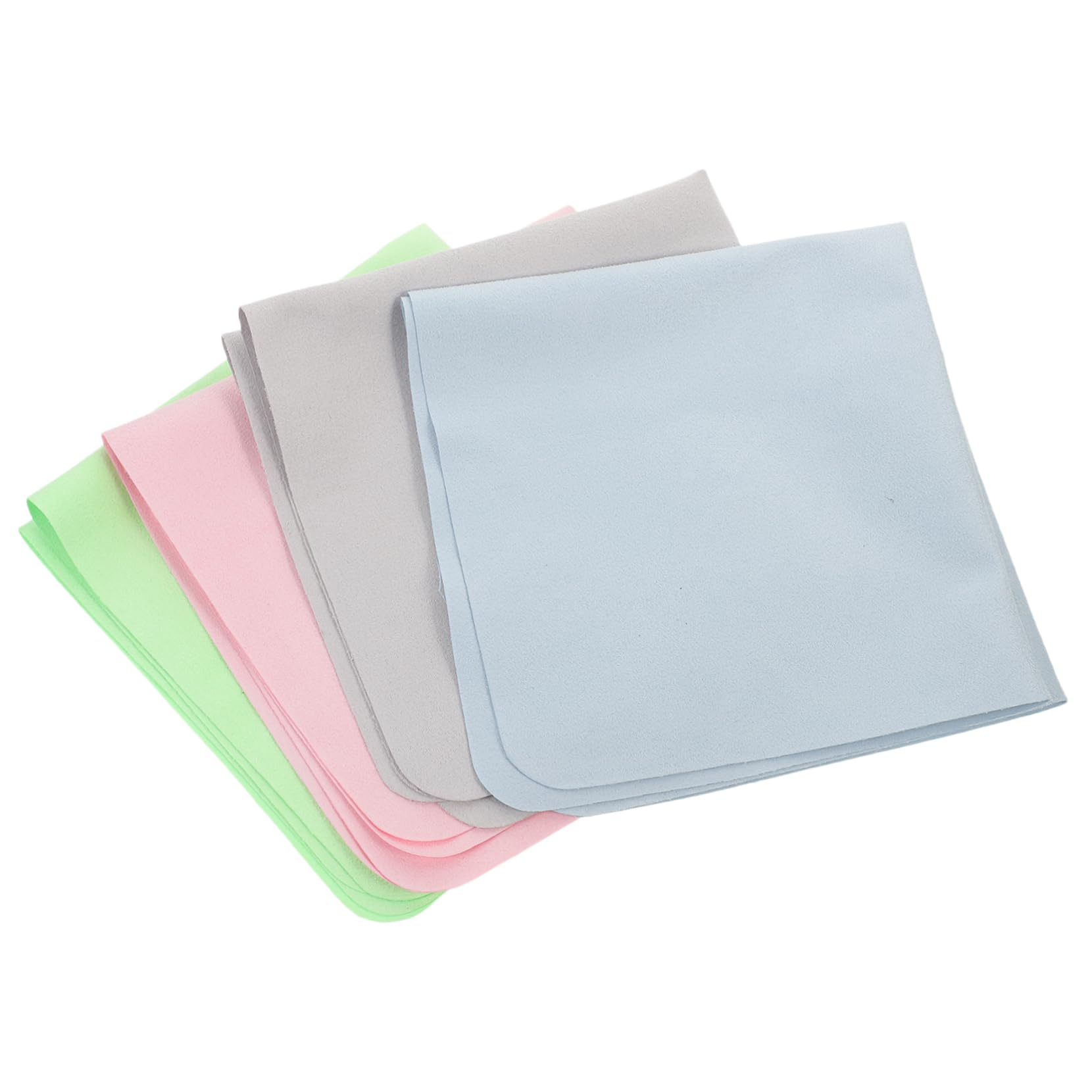 FRCOLOR 20pezzi Pz Panni Pulizia Occhiali Microfibra Panni Grandi Per Schermi Gioielli e Superfici Delicate Per Pulizia Elettronica e Occhiali