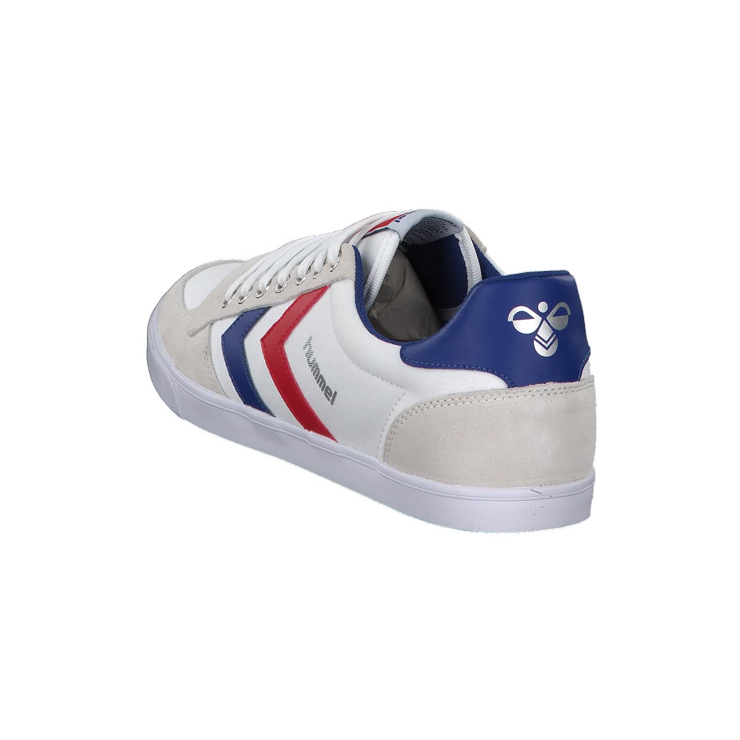 hummel Unisex Slimmer Stadil Low Sneaker, White, Size 44