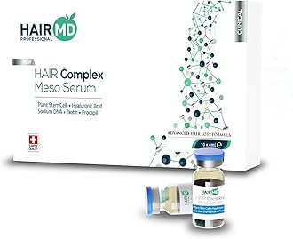 Clinical Hair Complex Meso Serum Hair Growth Serum – 10Pcs 6ml Vials Scalp Treatment Ideal for Hair Transplant, Home Application – Activates Hair Follicles – Promotes New Hair Growth