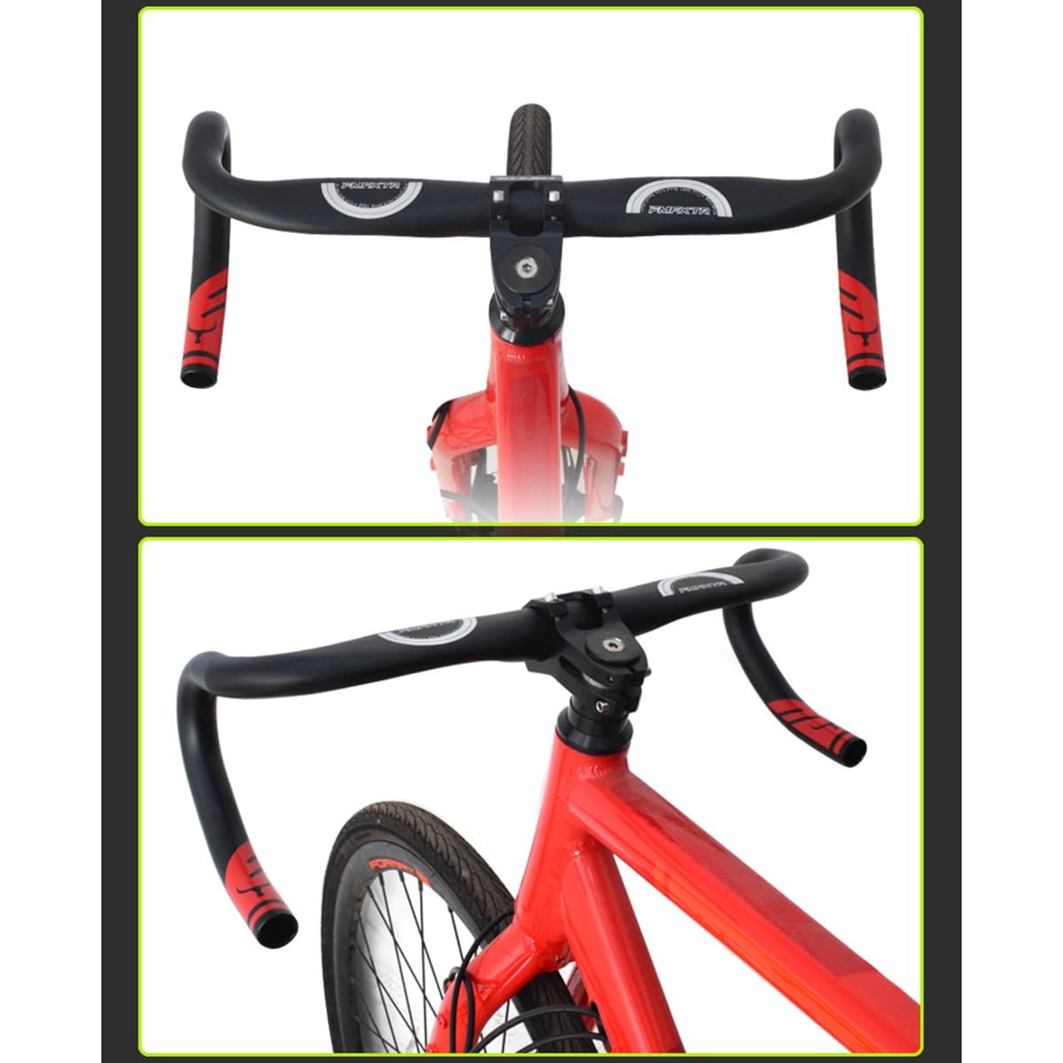 Amazon.co.jp: 自転車用 カーブ ハンドル 31.8mm アルミ合金製