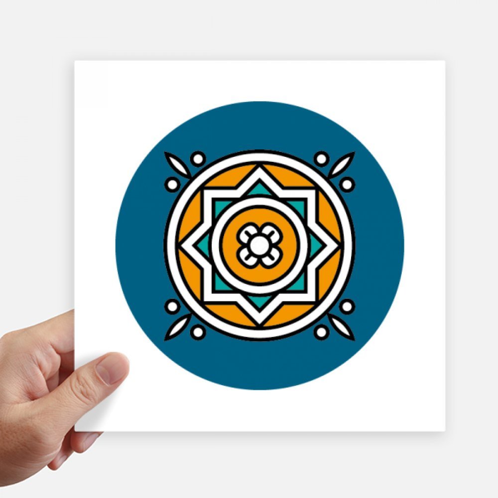 Pegatinas de pared de 20cm estilo Marruecos para personalizar tu portátil y moto con geometría