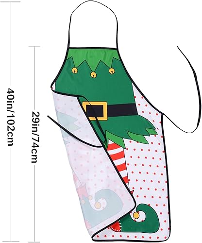 Miniatura 4 de DearHouse Delantal de Navidad, Paquete de 2 delantales