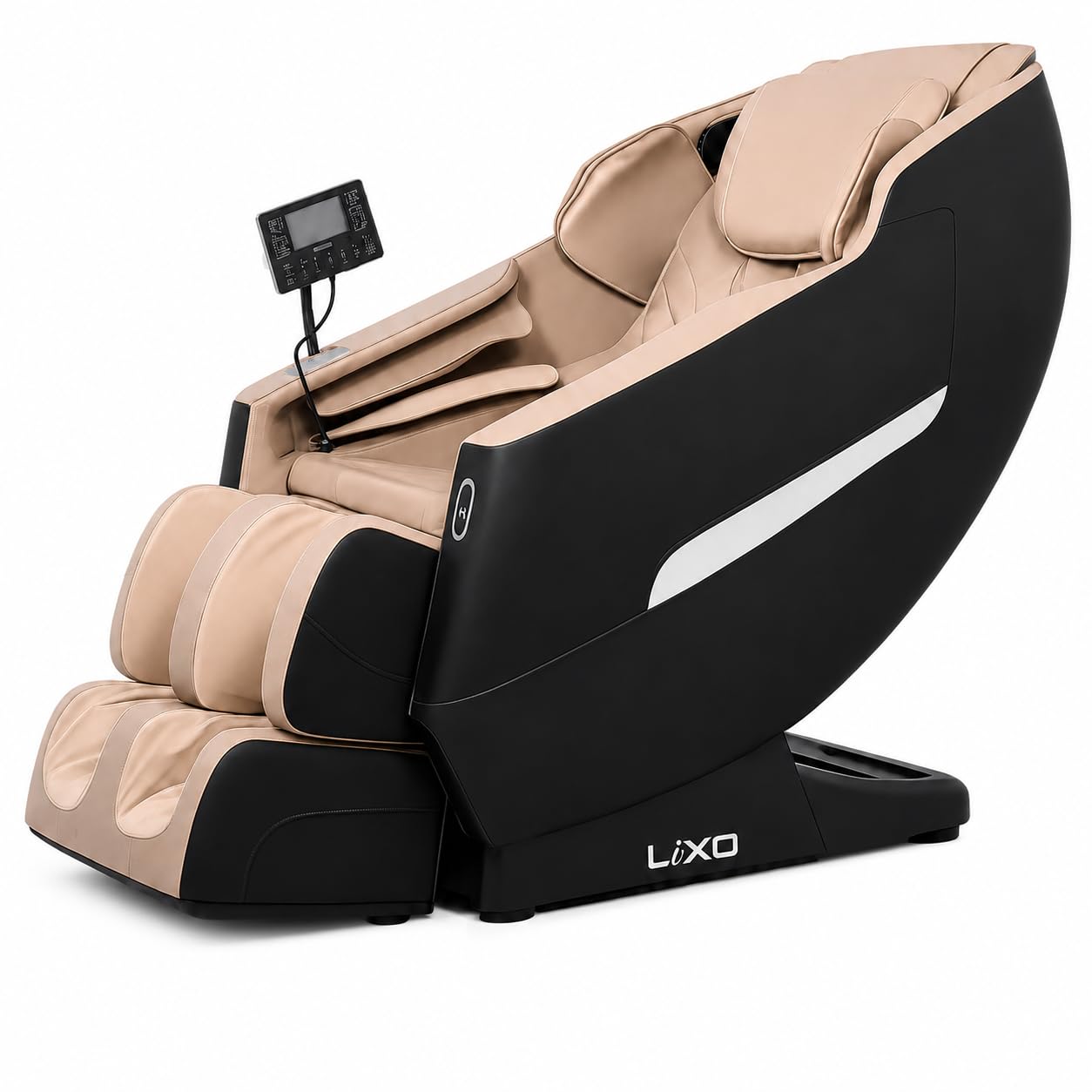 Lixo Massage Chair-LI4400A, Comfort with 22 Auto Wellness Programs, 4 Innovative Features, Rotary Switch, Bluetooth & LCD Screen | Prime Triple-Core Massage Chair for Full Body (LI4400A_Brown+Black)-image-33