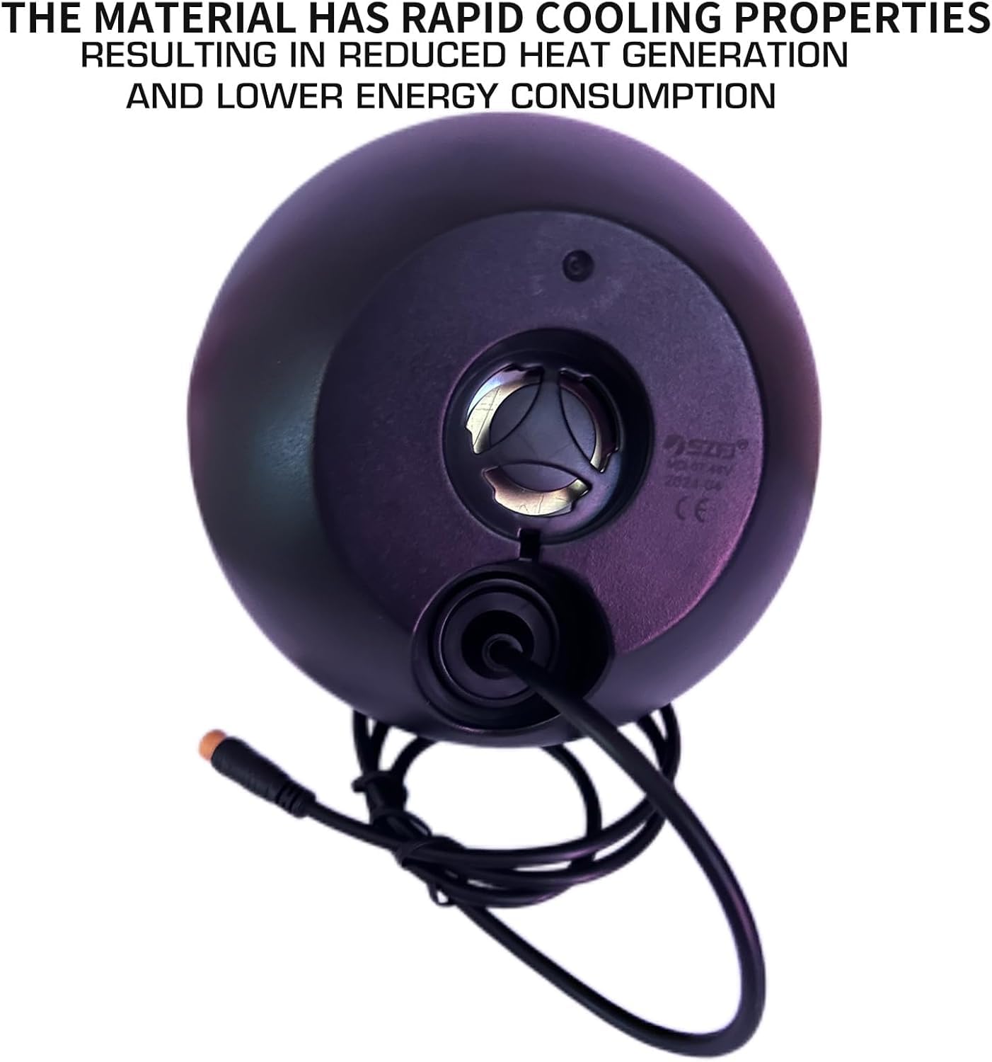 Faro delantero para bicicleta eléctrica superbrillante con bocina, conector impermeable de 36 V/48 V para bicicletas eléctricas de montaña, luz de seguridad de conducción nocturna