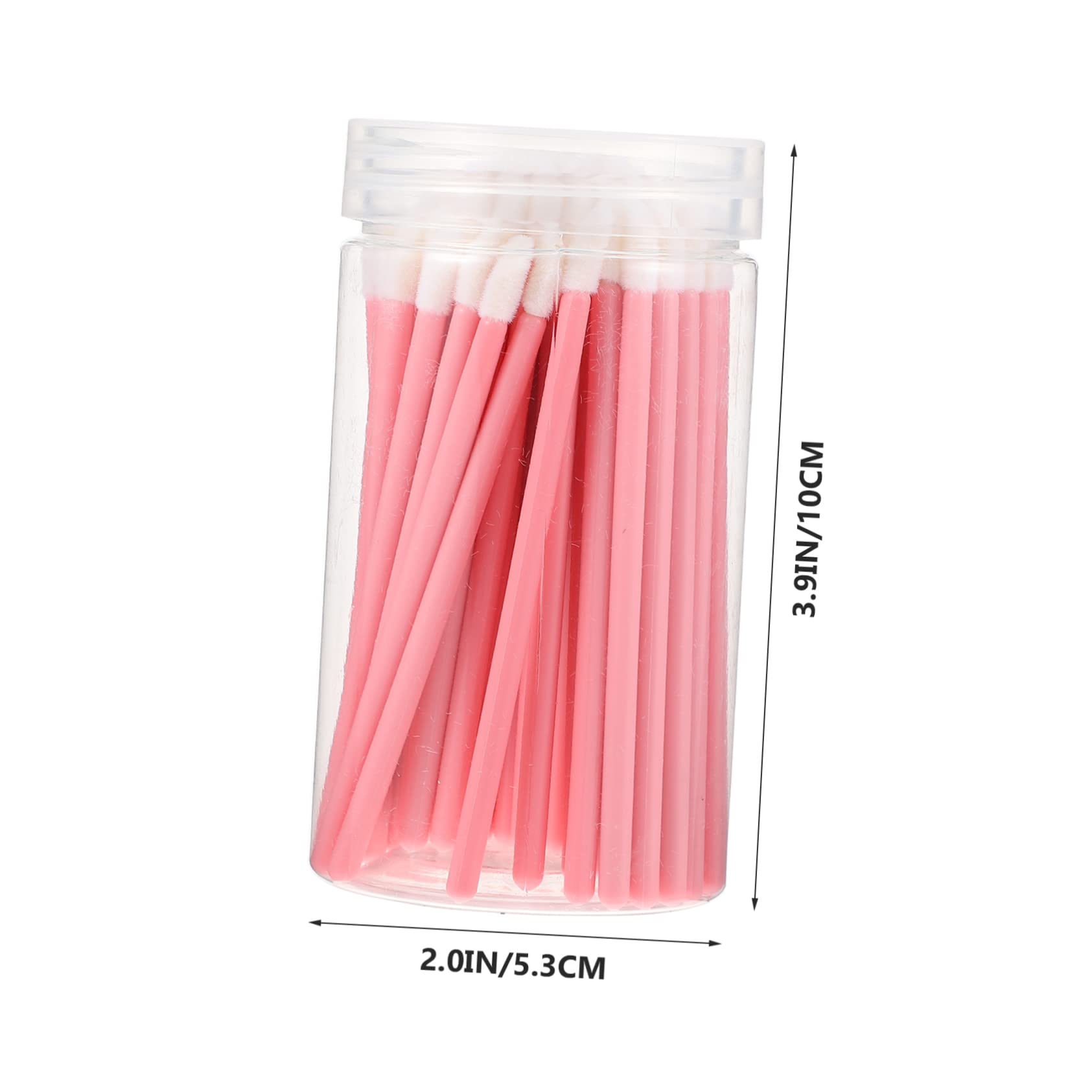 Baluue 100pcs Lip Brush Makeup Tool Disposal Makeup Brush Lip Gloss Applicator Lipstick Wands Makeup Accessories for Daily Use