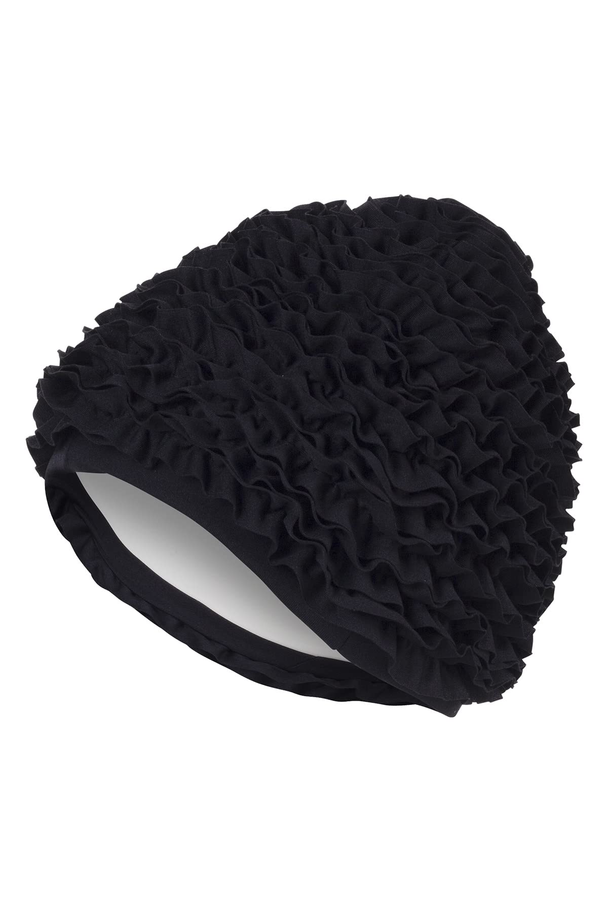 Fashy Women's Frill Ruffle Swimhat - Black