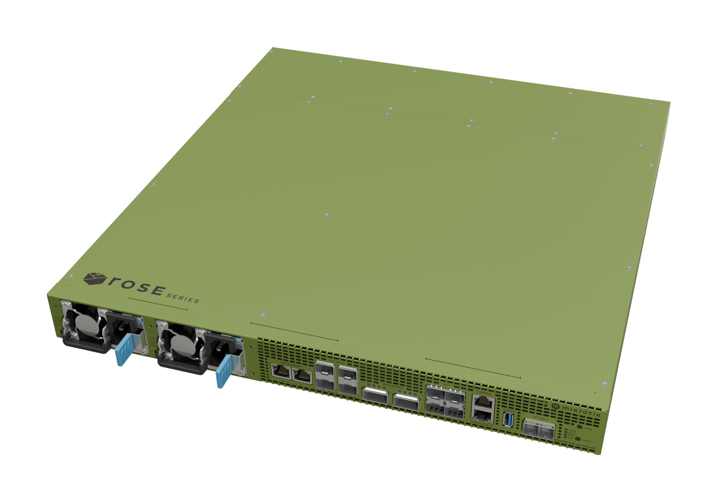 Mikrotik Rose Data Server Rds2216-2xG-4s+4xS-2xq 2x 100g Qsfp 4x 25g Sfp28 10g Sfp+ - Router - PcI-Express (rds2216-2xG-4s+4xS-2xq)