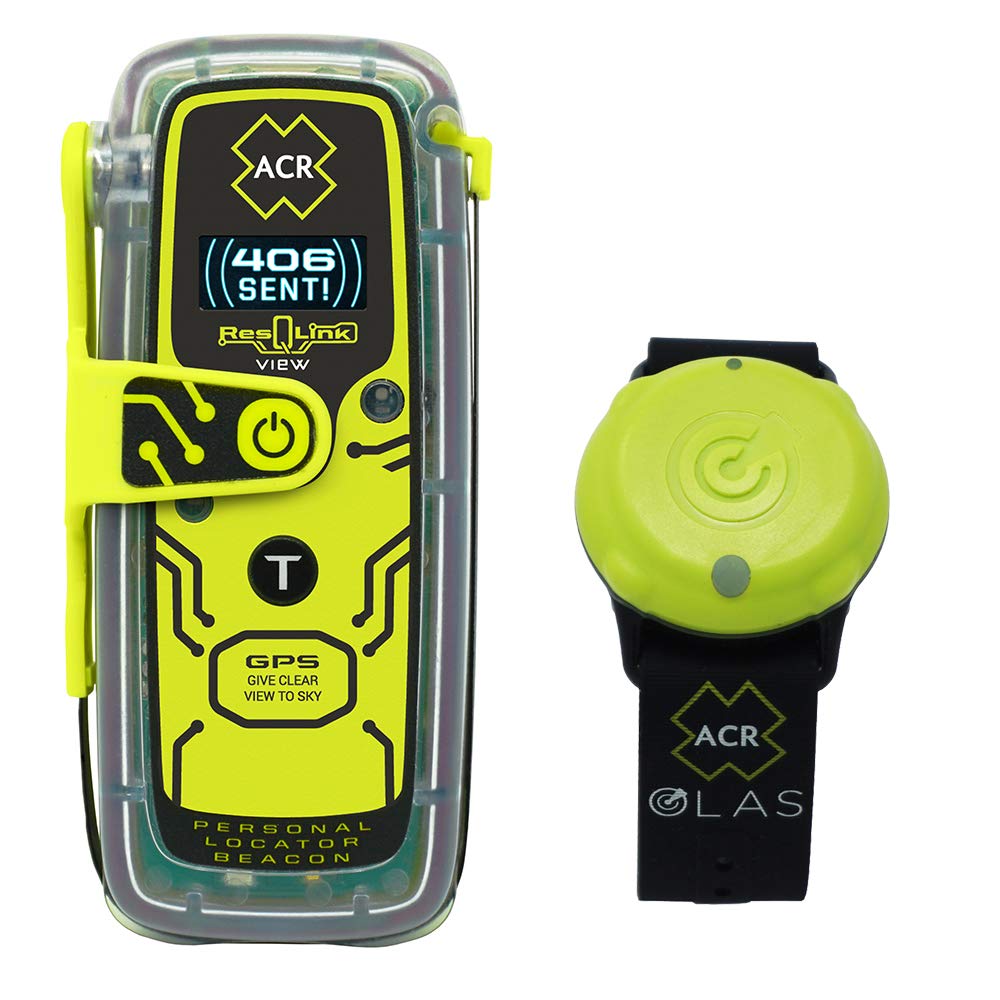RESQLINK View & OLAS TAG Bundle Kit, Personal Locator Beacon, Bluetooth Man Overboard Alert, Boating Safety, Emergency Protection, Waterproof, GPS Tracking, Boating Emergency, Rescue Signal