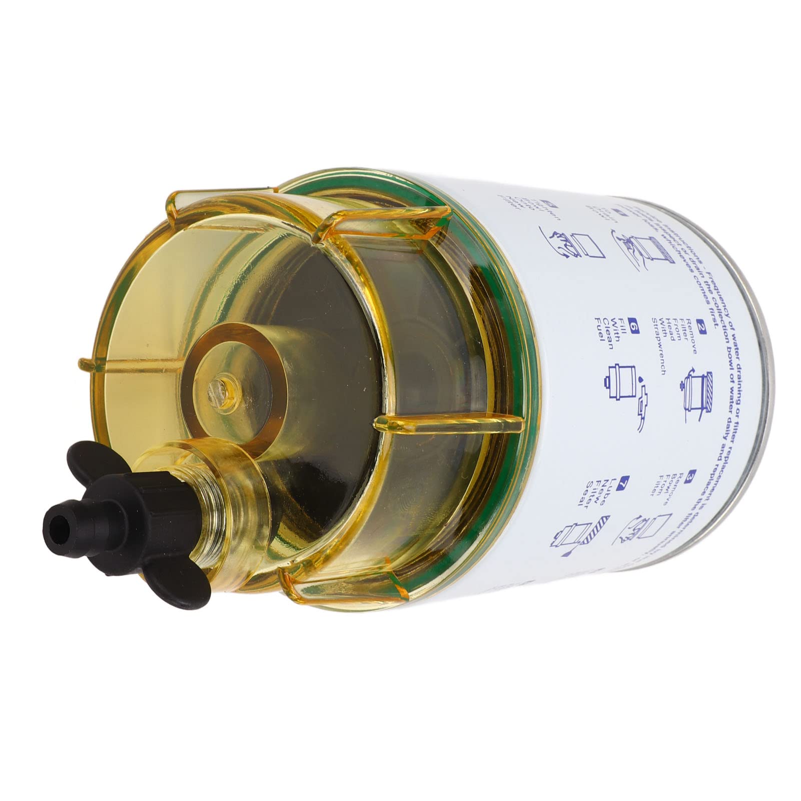 Séparateur d'eau de filtre à carburant, séparateur d'eau de carburant S3213 18‑7928 Filtre à carburant hors-bord pour moteur hors-bord marin de bateau