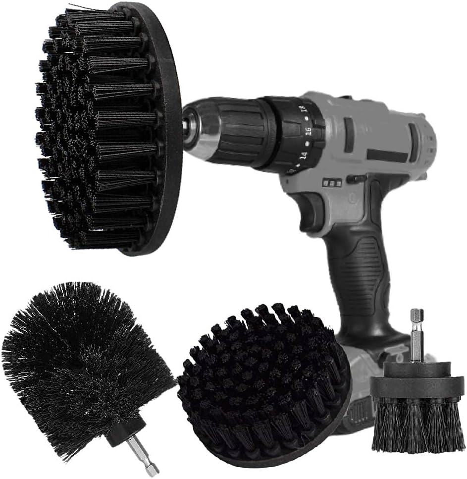 CLEANZOID Drill Brush Set Attachment Kit Pack of 3 All