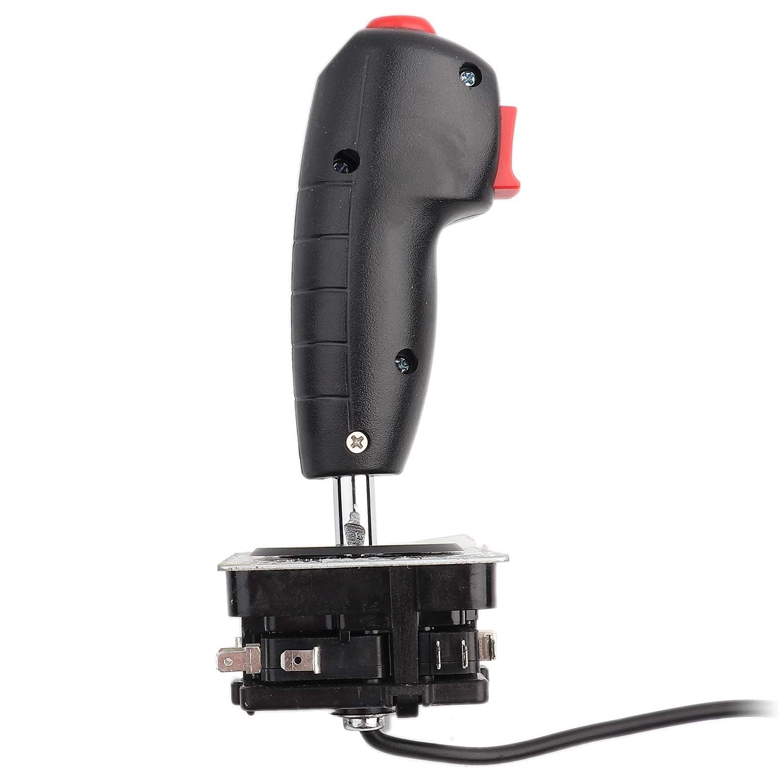 Joystick d'arcade, Joystick de vol à 8 voies avec gâchette et bouton de tir supérieur, kit de contrôleur de jeu 8 voies pour jeu d'ordinateur