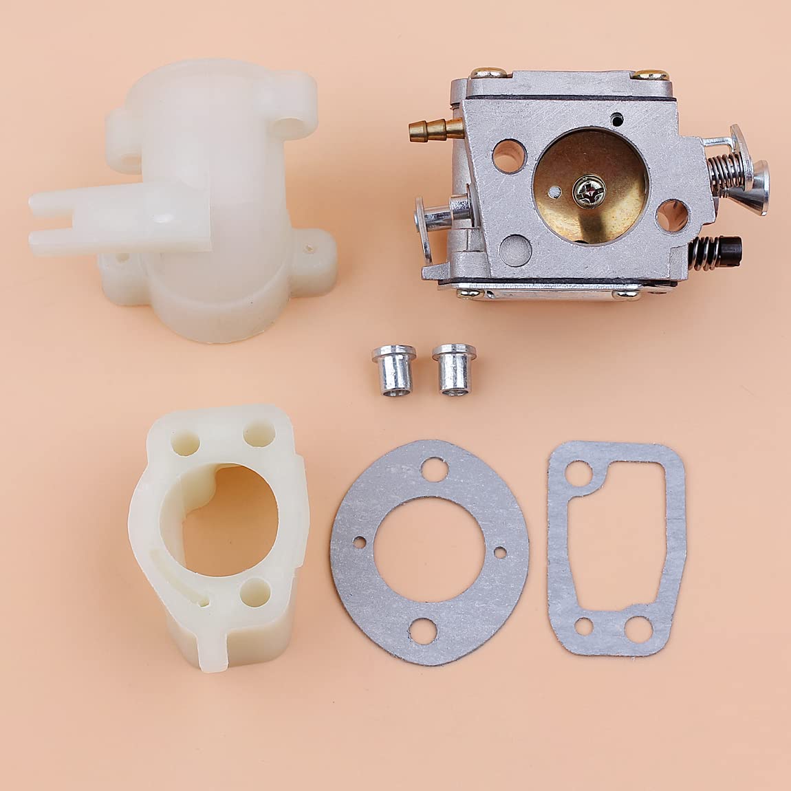 Kit de Junta espaciadora admisión carburador Compatible con Motosierra 625 630 for Tillotson HS-254B HS-260A 503280316, Accesorios jardín