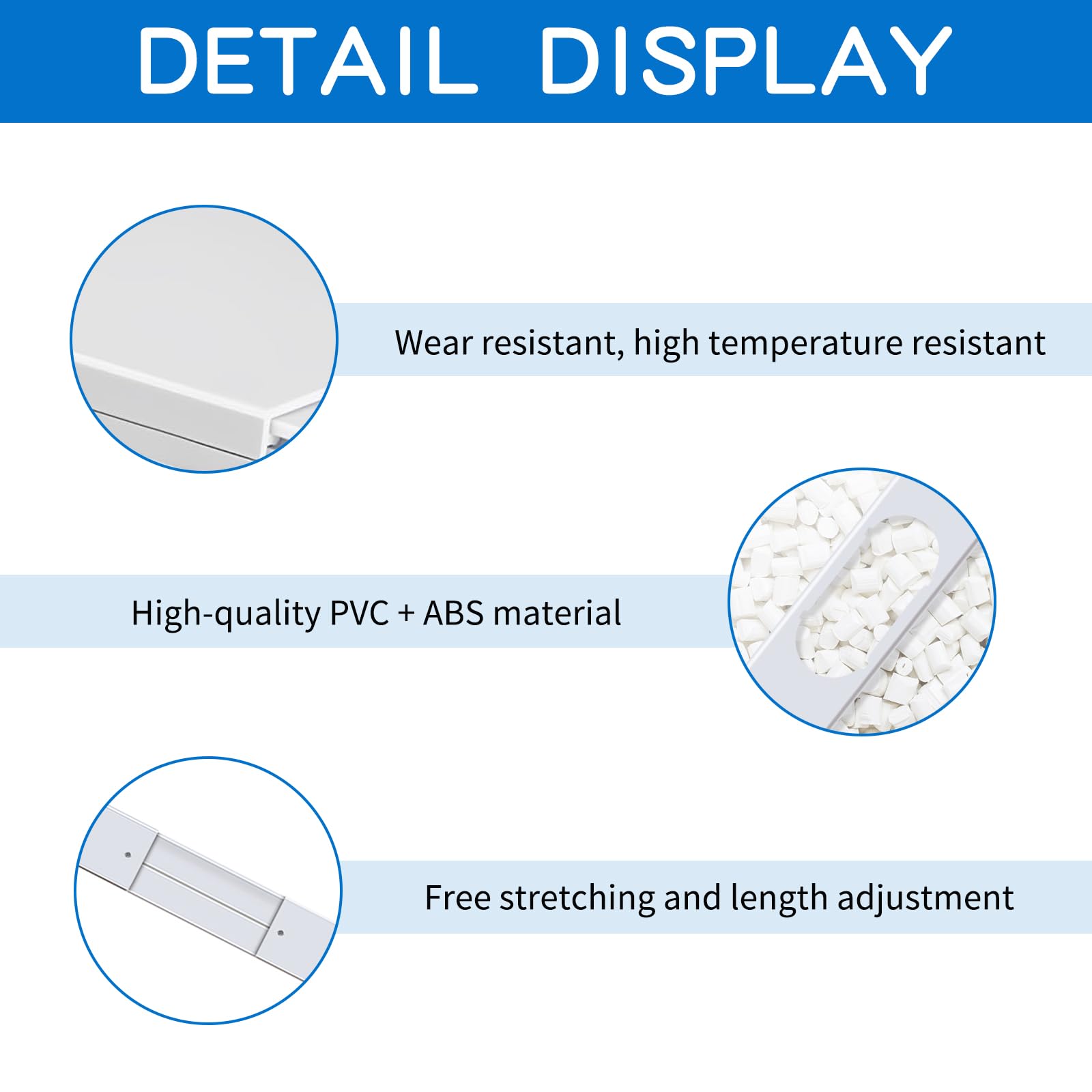 Joint de Fenêtre de Climatiseur,4 Pièces Kit de Ventilation de Fenêtre 43-140cm,Joint de Fenêtre de Climatisation,Kit d'Évent de Fenêtre de Climatiseur Portable,pour Climatiseur Mobile