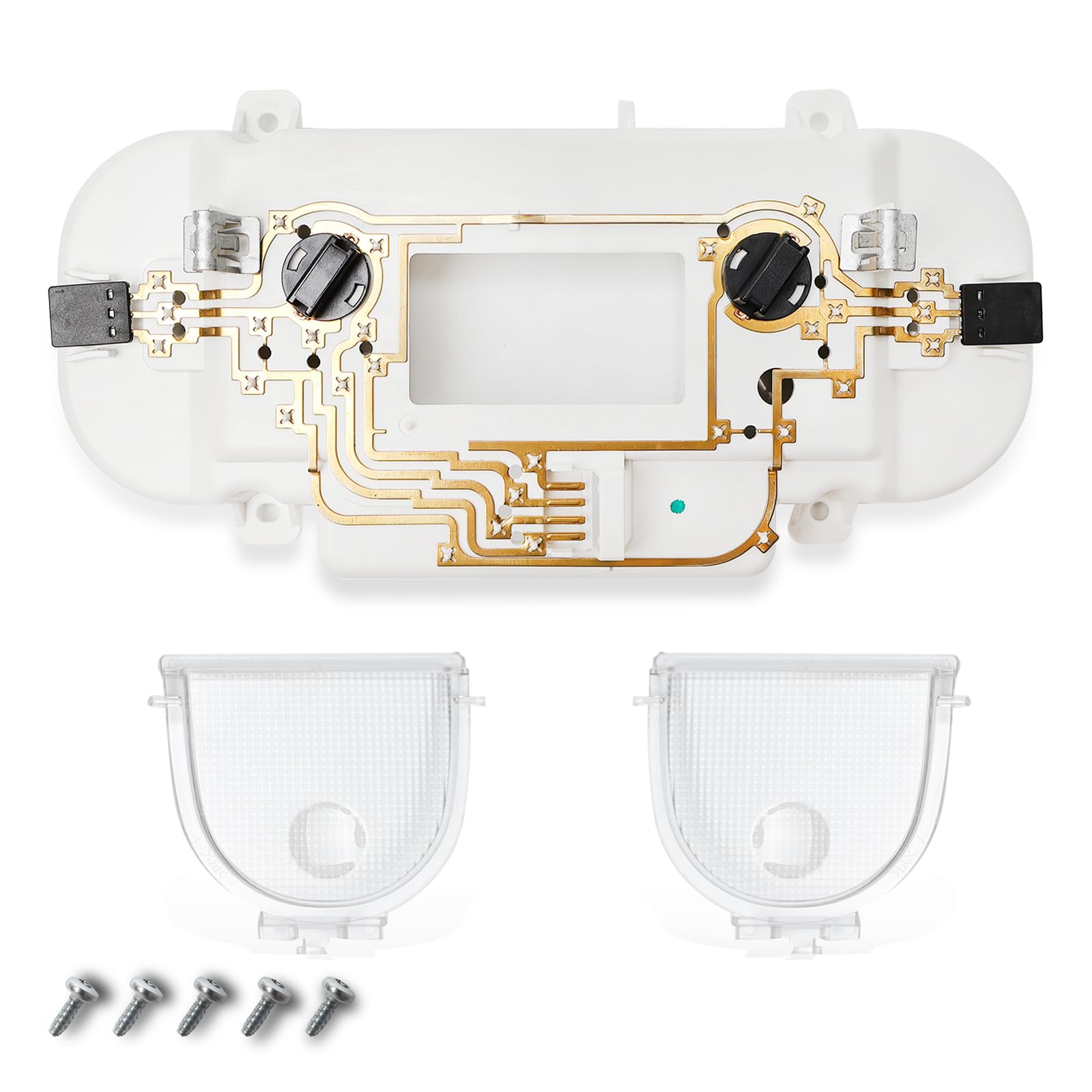 829182 VM2396 Front Overhead Console Dome Map Light Circuit Board Fit for 2004-2010 Ford F150 F-250 F-350 F-450 F-550 Repair kit Replace 8C3Z-25519A70-AA 7L3Z-18519A70-BA 7L3Z-18519A70-BC Or more