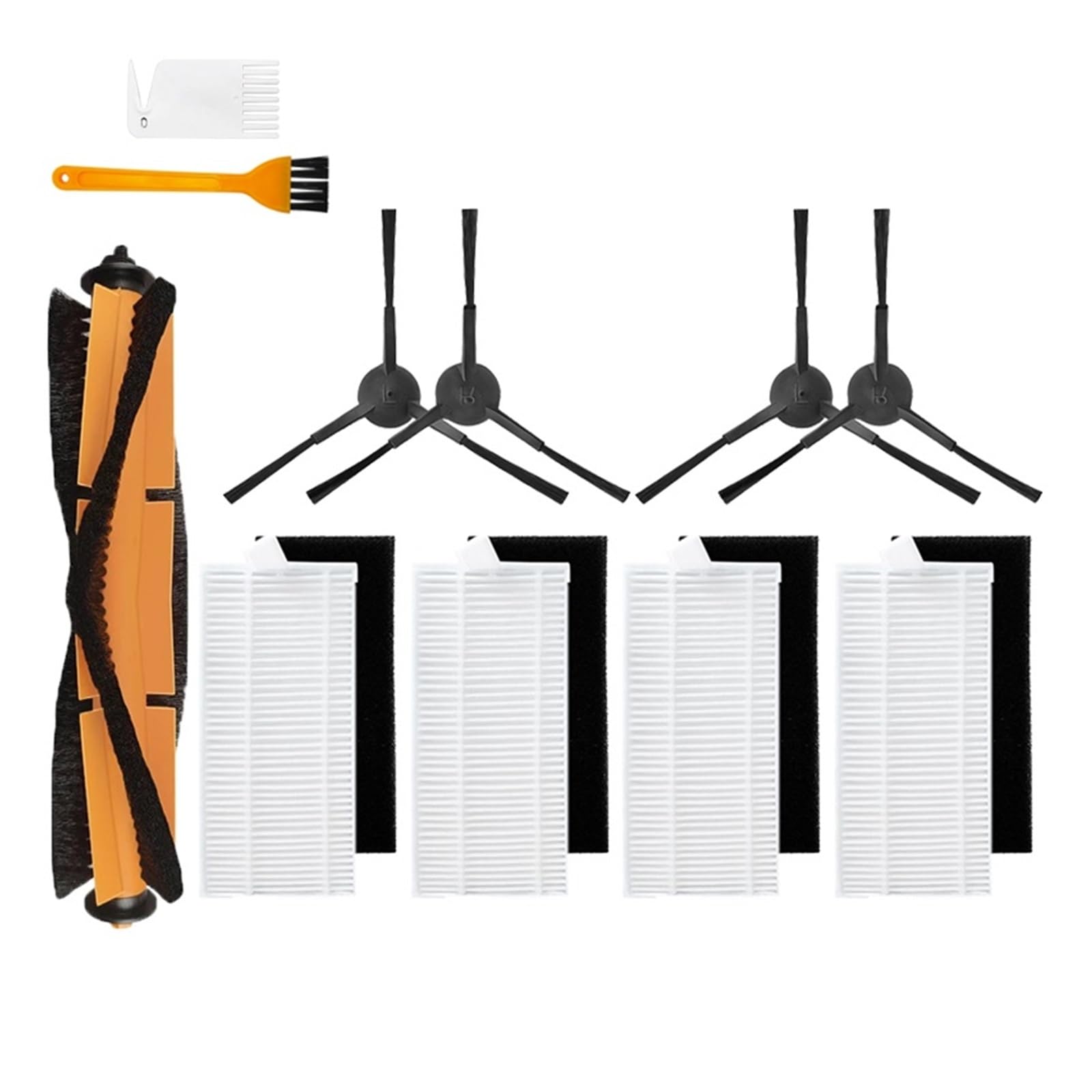 Kicici Compatible With Xiaomi Lydsto G2 Robot Vacuum Cleaner Spare Parts Hepa Filter Dust Bags Mop Cloth Rags Main Brush Side Brush Accessories(Set6)