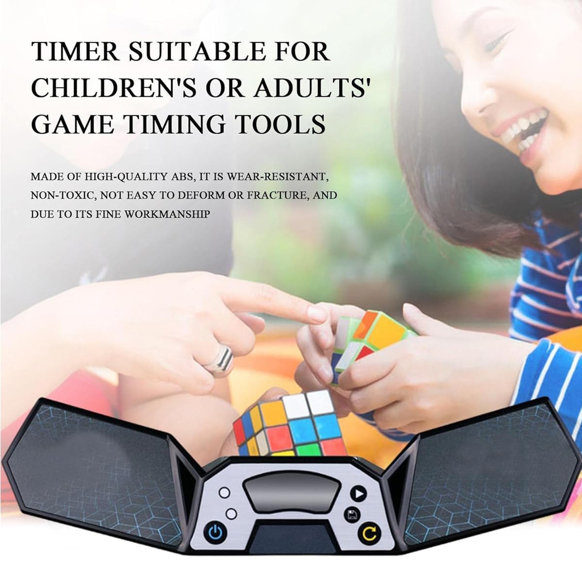Timer di velocità, controllo touch, timer professionale, timer di velocità Cub-e con indicatore per ragazze e ragazzi