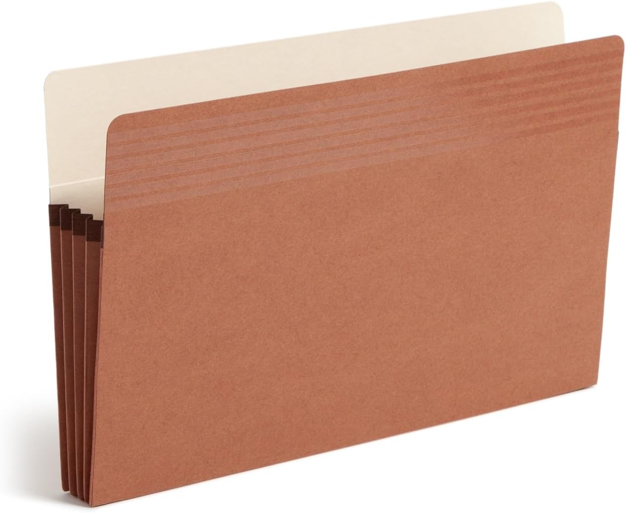 Smead® Easy Grip® Pockets, 3 1/2" Expansion, Legal Size, 30% Recycled, Redrope, Pack of 25