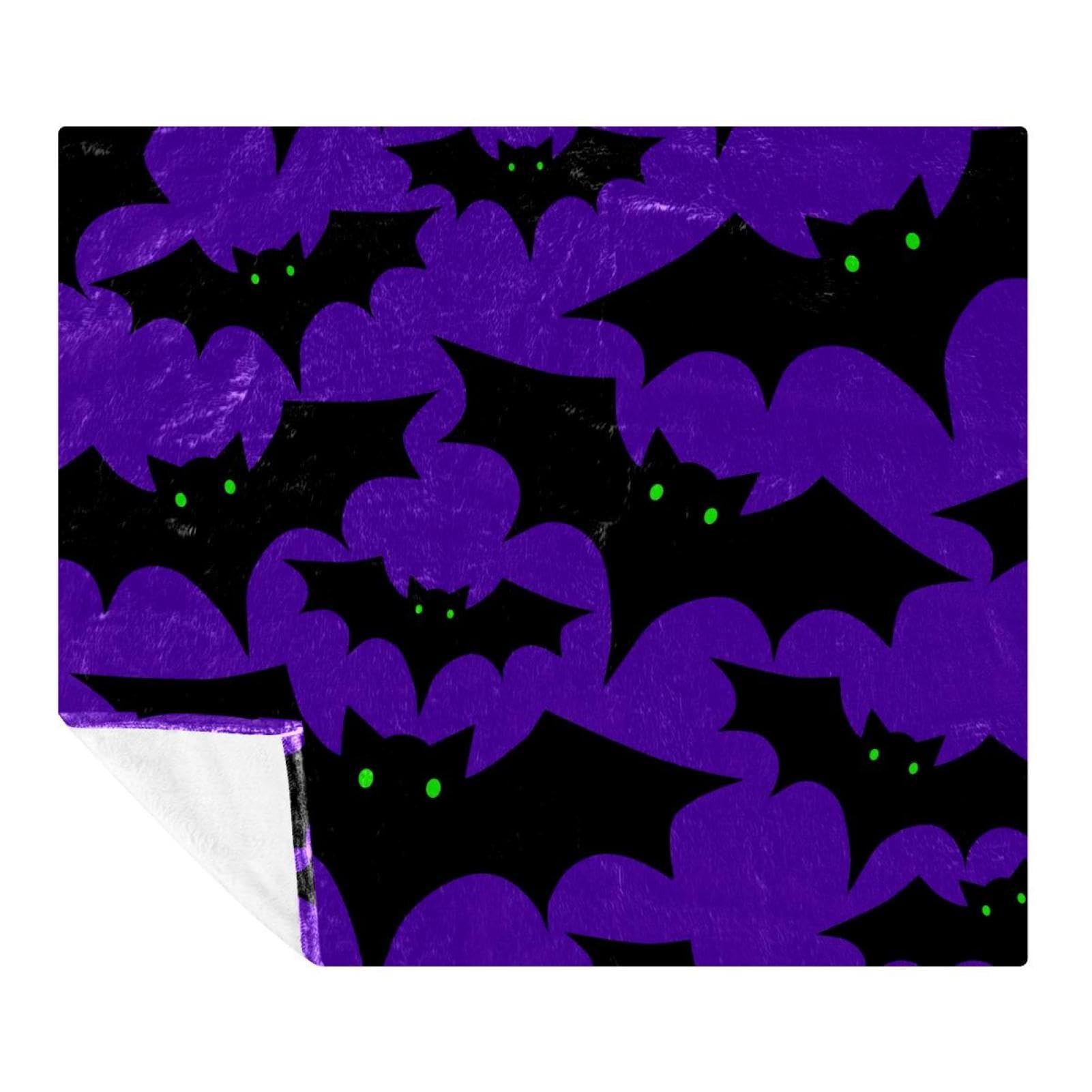 Couverture douce et confortable Green Eyes en polaire microfibre pour lit et canapé 150x200cm