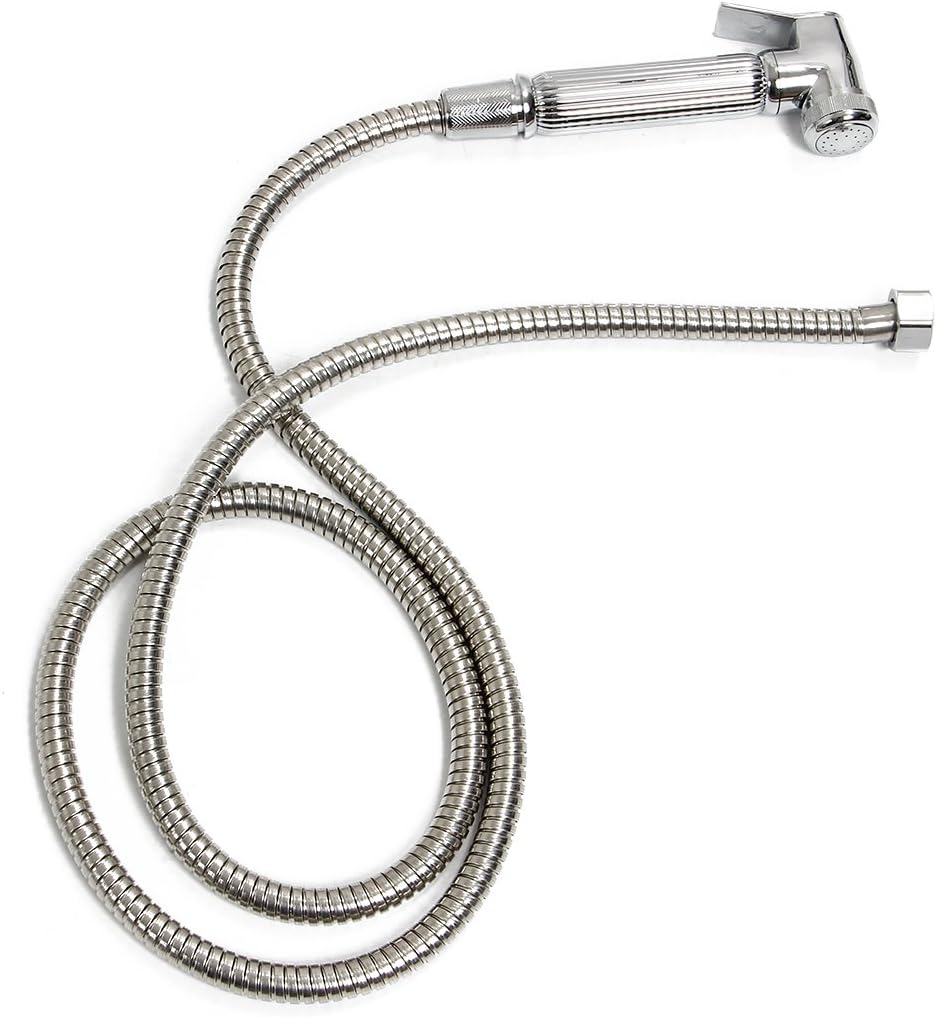 SODIAL(R) Solid Brass Handheld Toilet Bidet Douche Spray Shower Head