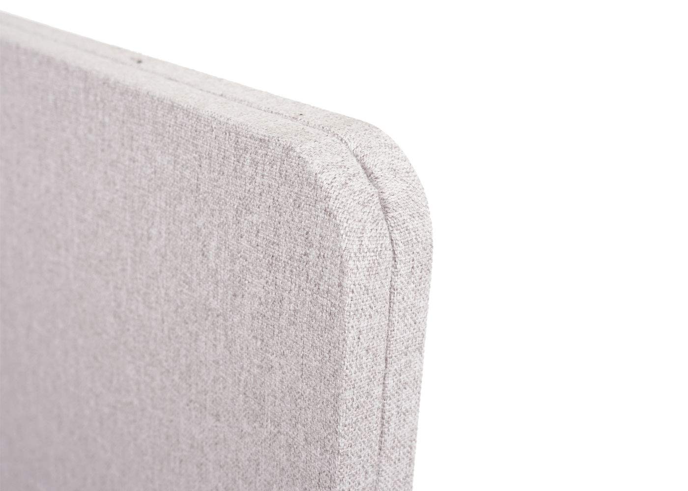 Divisorio mobile privacy fonoassorbente bacheca ufficio HWC-G77 tessuto 167x80cm grigio